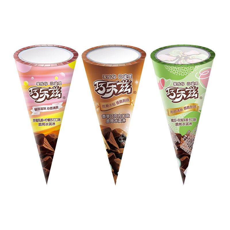 伊利巧乐兹中脆筒冰激凌3口味73g支30支