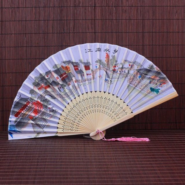 古风折扇女防身扇子结实耐用折扇小清新女子古装团扇