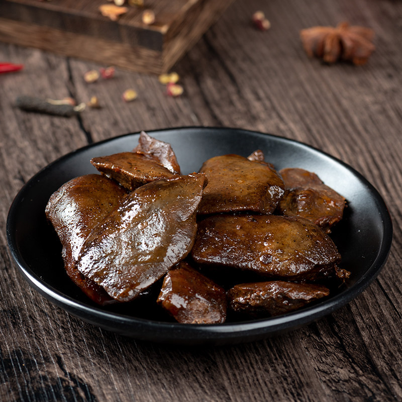 五香鸭肝香辣老汤麻辣熟食方便零即食零食小包装整箱 - 百瑞福食品