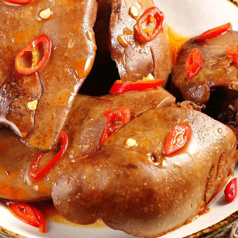 百瑞福小零食休闲食品卤味熟食即食鸭胗夜宵充饥麻辣小吃整箱鸭肝