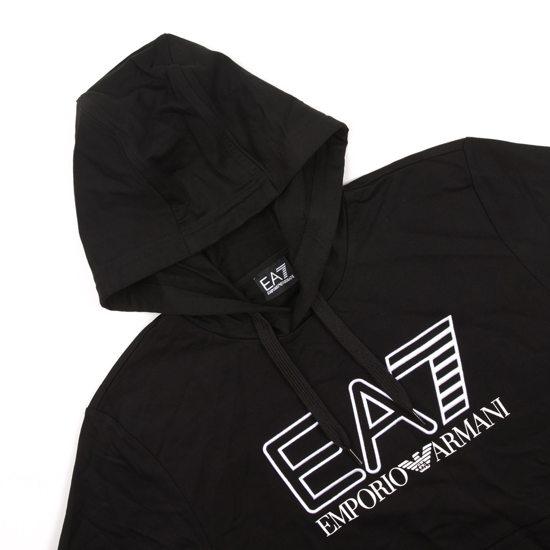 armani阿玛尼ea7男士字母logo休闲连帽套头卫衣卫衣