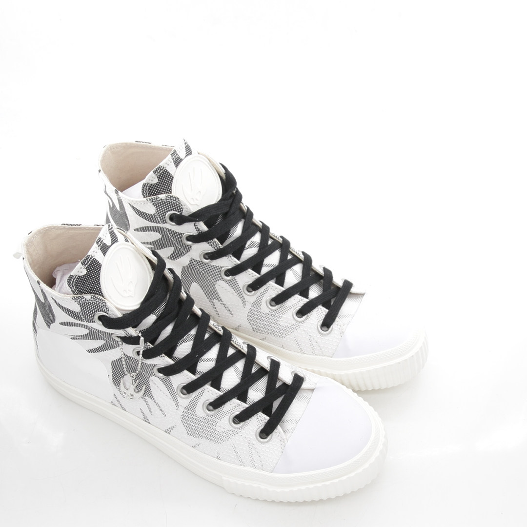 mcqalexandermcqueen麦昆燕子男士高帮帆布休闲鞋600392高帮鞋