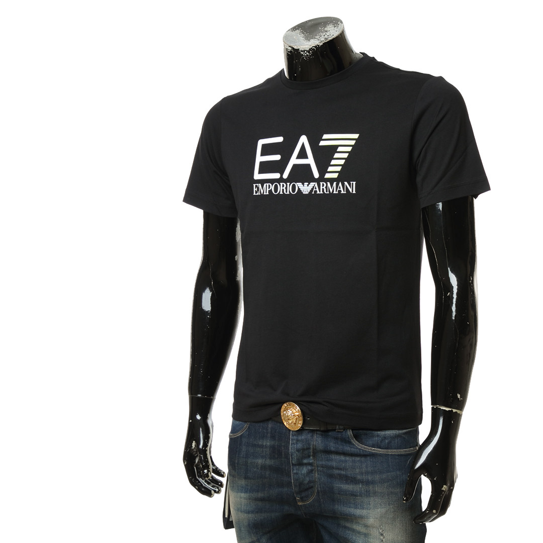 arman阿玛尼ea7男士休闲字母logo短袖圆领3lpt58t恤