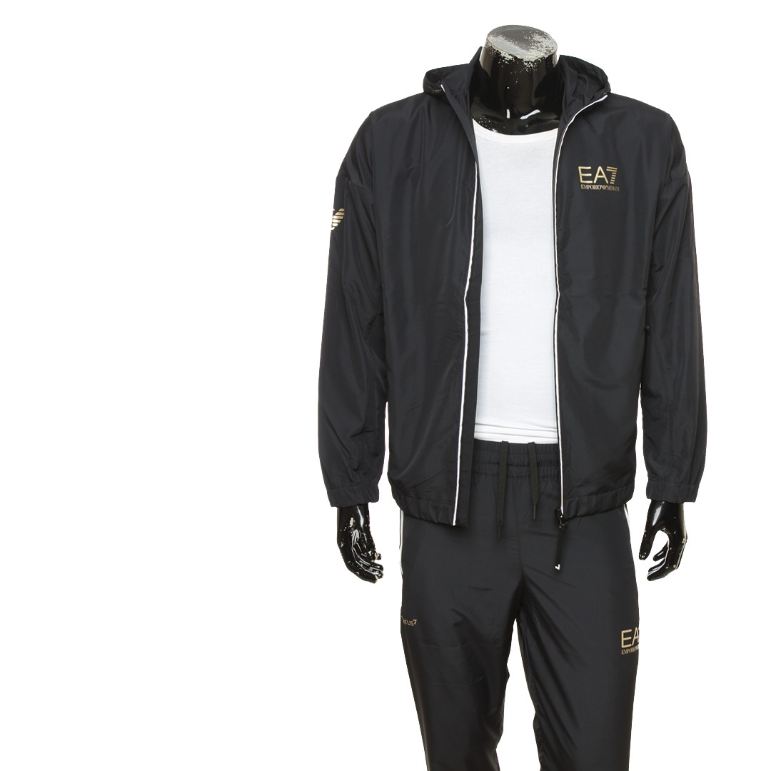 emporioarmaniea7阿玛尼休闲鹰标连帽运动套装3lpv08休闲运动套装