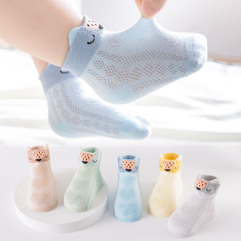 新生婴儿袜子夏季薄款春秋纯棉棉宝棉宝宝宝幼儿儿童袜子016岁