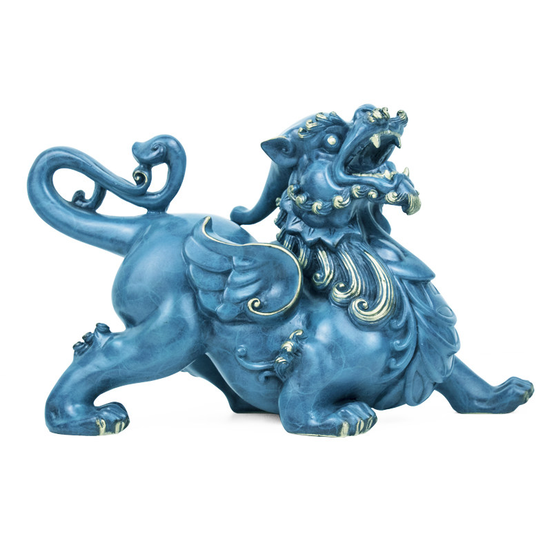 貔貅摆件彩绘礼物摆设办公桌开业乔迁工艺礼品摆件