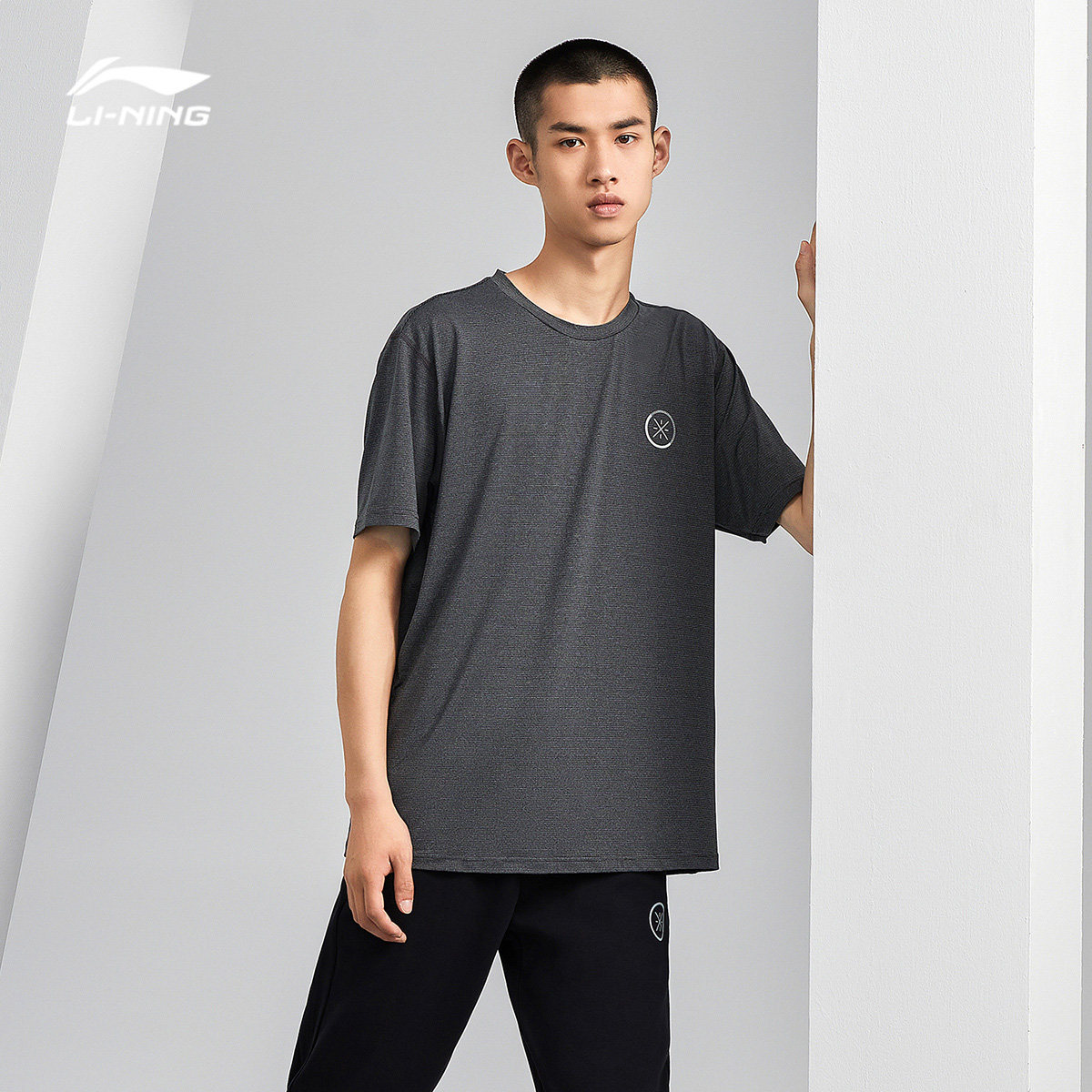 李宁短袖男士2021新款韦德系列速干凉爽圆领运动t恤