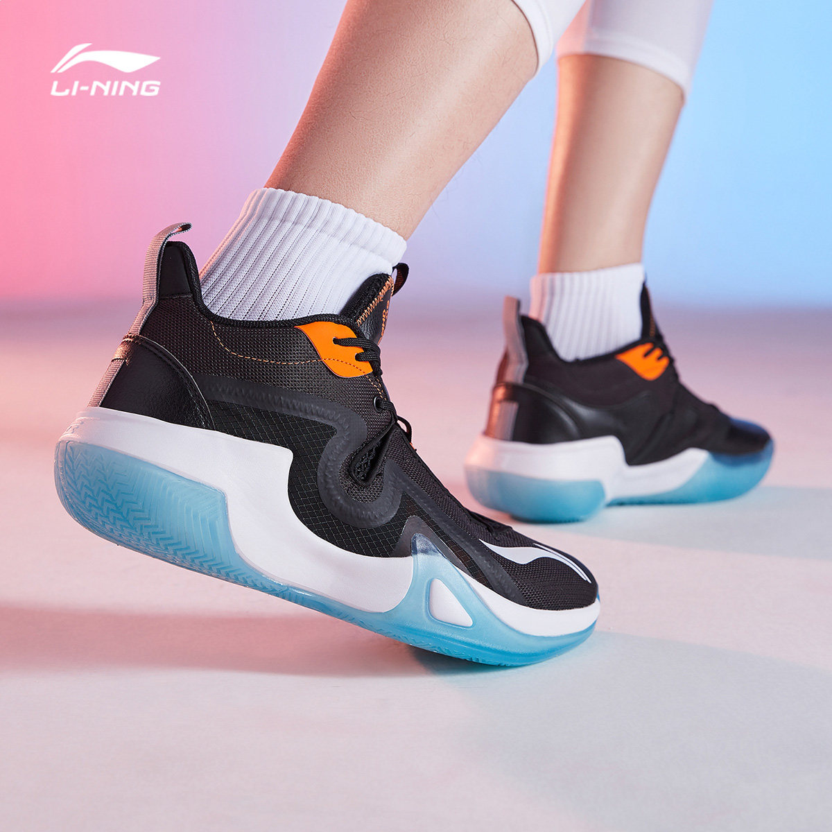 李宁篮球球鞋男鞋官方体育新款暴风badfive系列篮球鞋