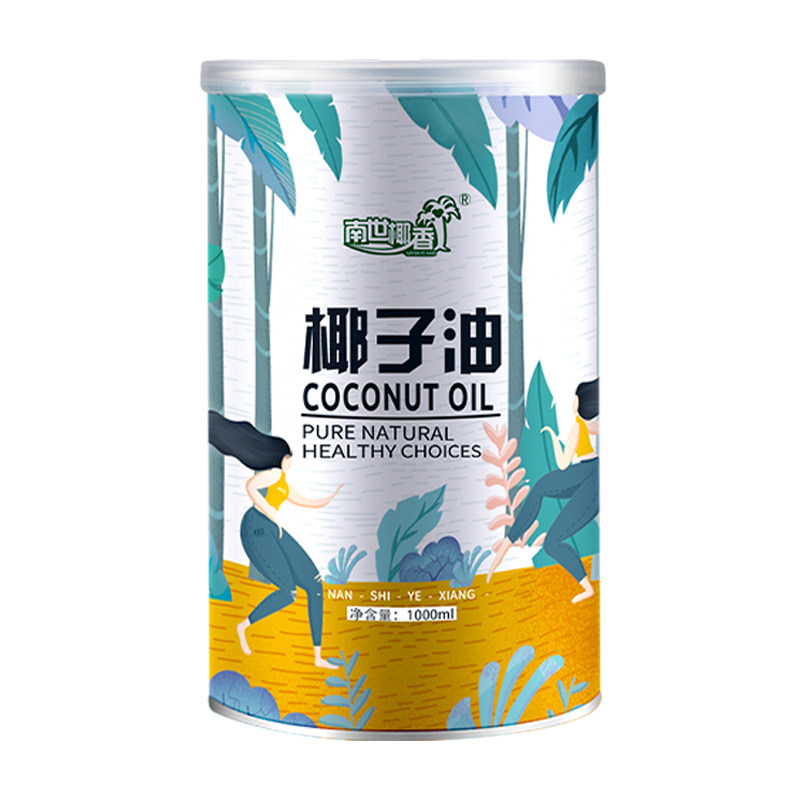 南世椰香海南冷压初榨椰子食用油炒菜护发护肤椰子油