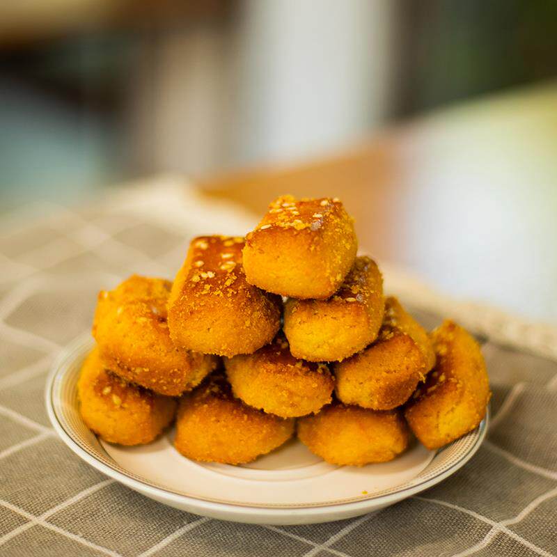 东北老式炉果传统手工糕点大豆豆油制作零食传统中式糕点