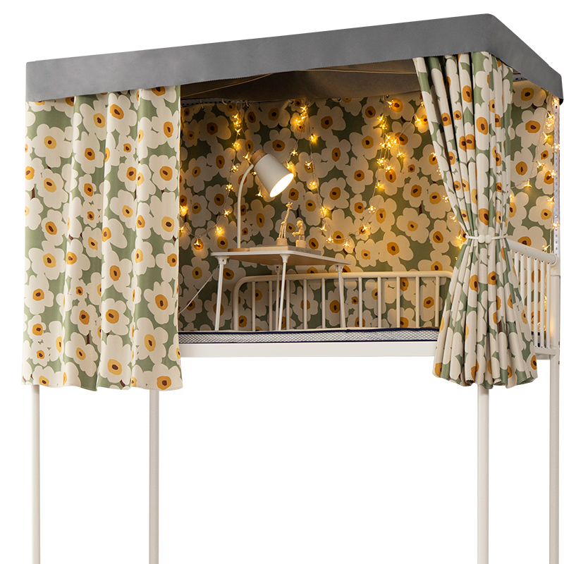 大学生宿舍床帘物理加厚遮光窗帘寝室上铺下铺床幔