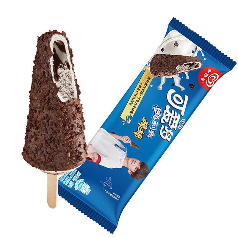 3支雪可可爱多棒棒冰淇淋雪糕巧克力奥利利奥花生冰淇淋
