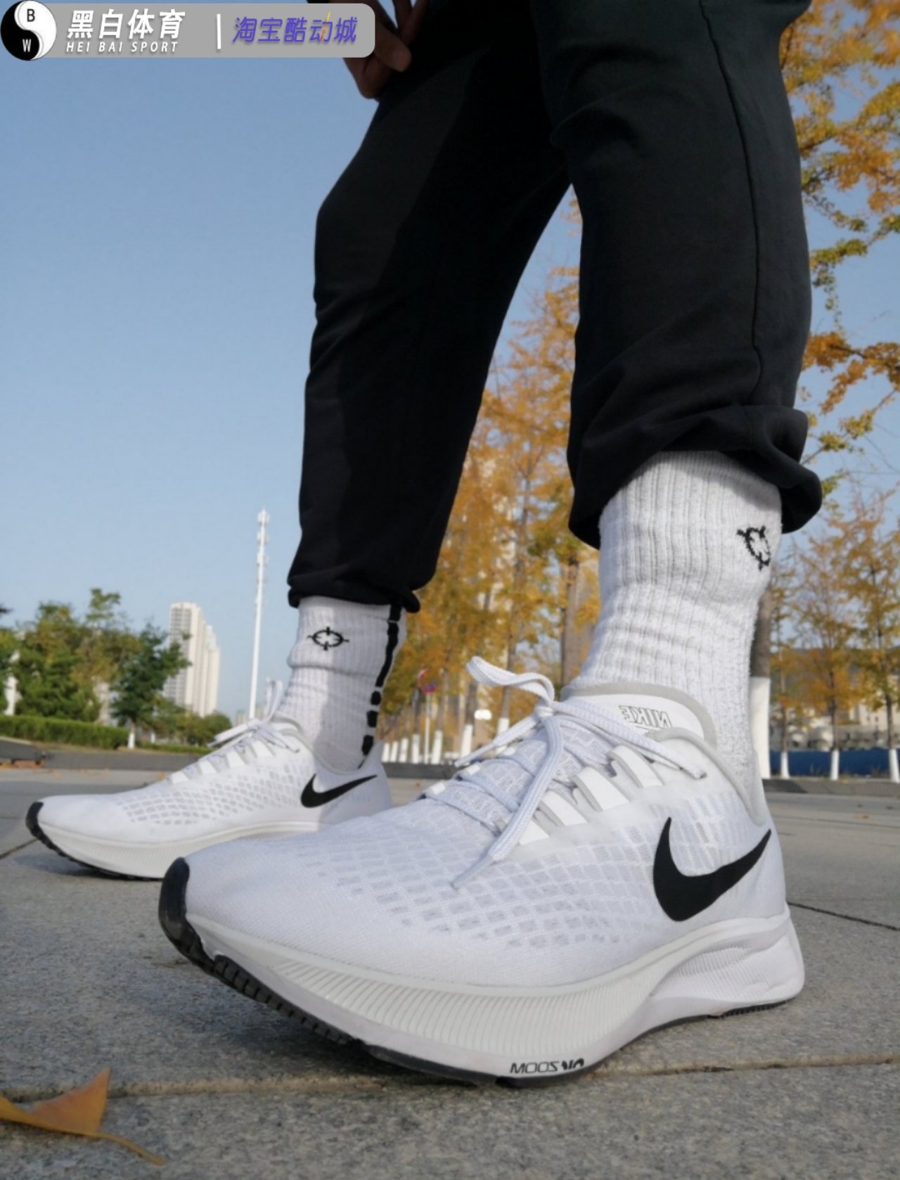 Nike耐克 Air Zoom Pegasus 37 飞马37透气缓震男跑鞋 BQ9646-102