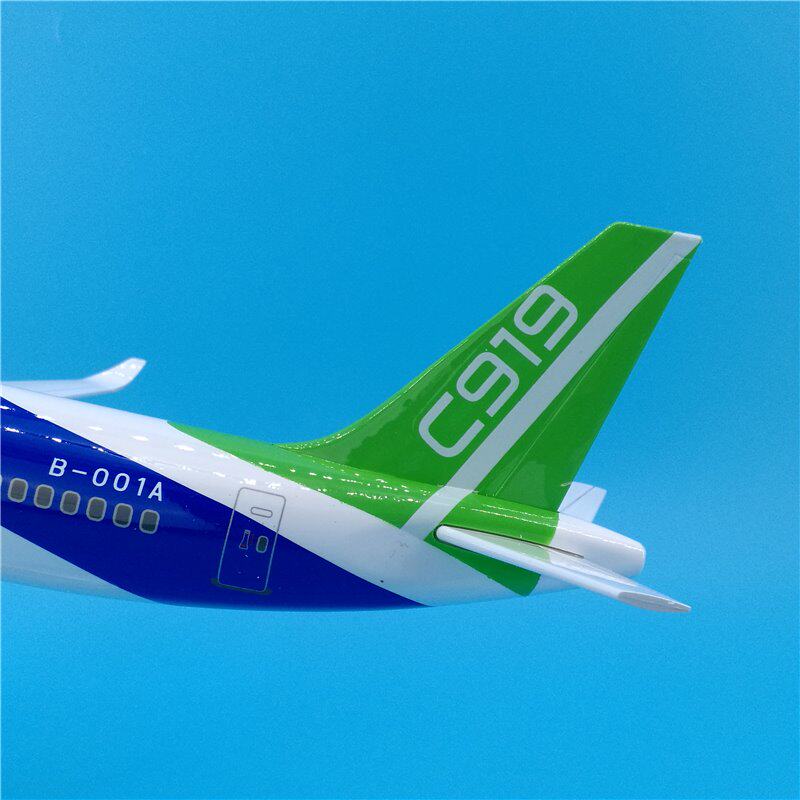 精品47cm中国商飞c919飞机模型办公家居收藏飞机模型