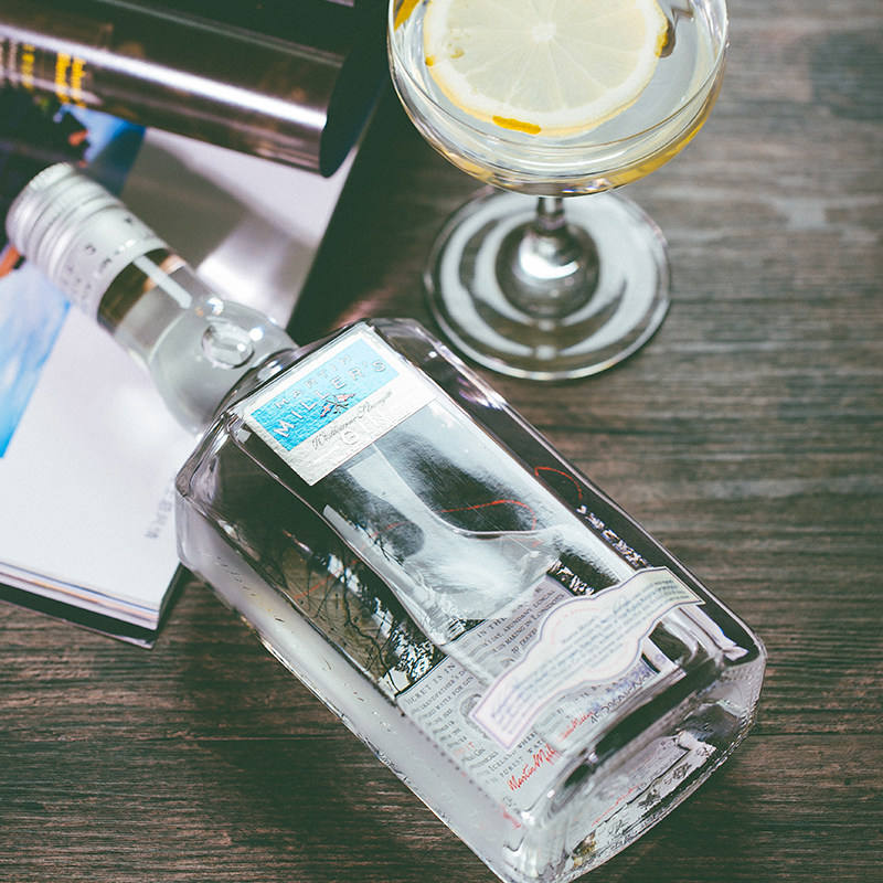 现货马丁米勒韦斯特干金martinmiller调酒瓶装700ml金酒