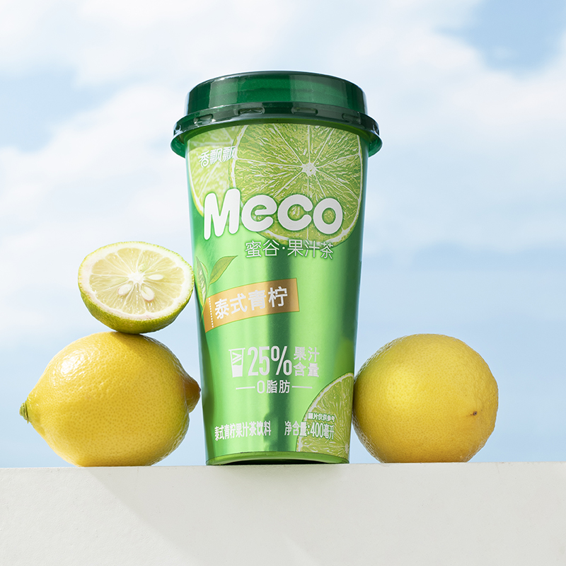 香飘飘meco蜜谷·果汁青柠2杯 红柚2杯