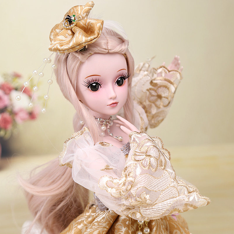 黛米bjd洋娃娃套装女孩童话公主礼盒换装婚纱厘米娃娃