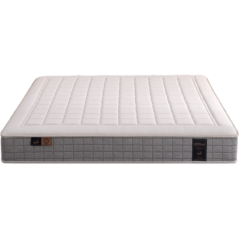 蒙哥独立弹簧乳胶床垫1.2米1.8m1.5冬夏两用棉麻适中海绵席梦思