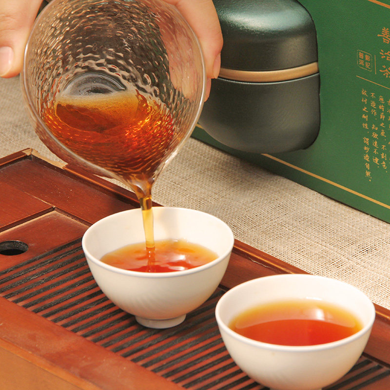 邹记新旗舰石头寨普洱茶系列之绿罐2001年老生茶新品包普洱