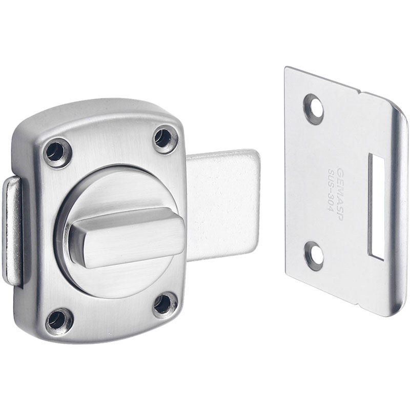 门锁门栓锁扣合金内开插销打孔卫生间反锁厕所明插销