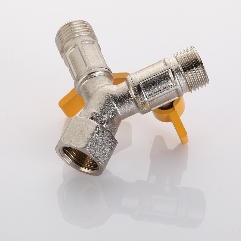 水龙头6分4分接头二出三通一进三通阀二路一分其它卫浴配件