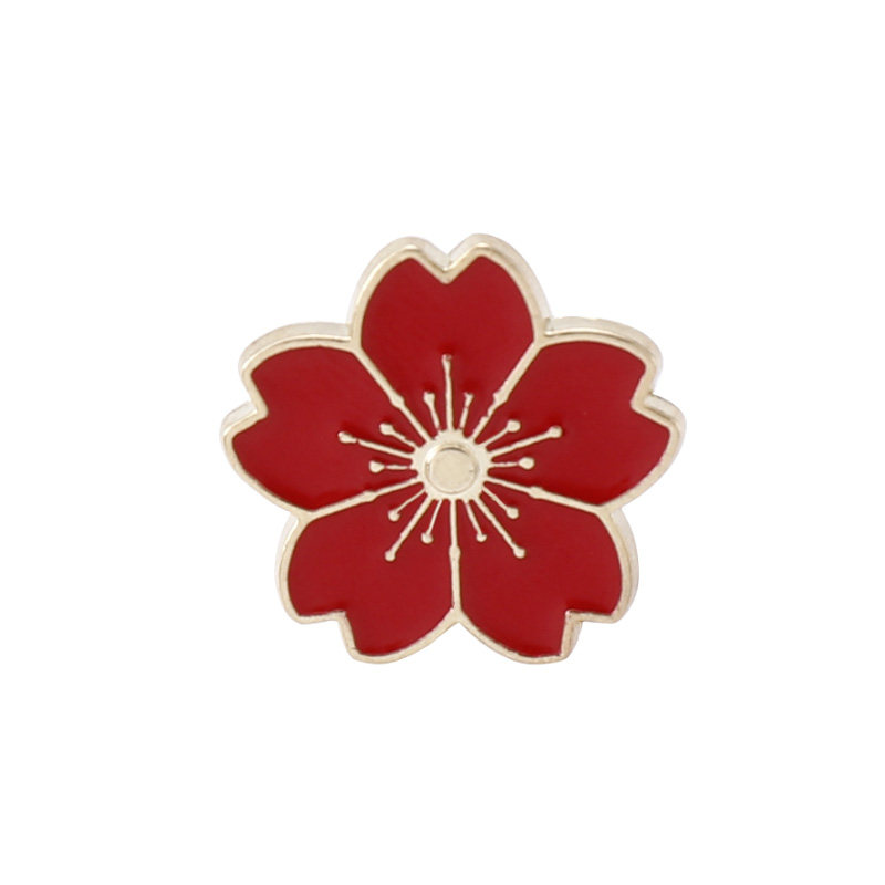 浪漫卡通樱花胸针可爱清新气质花朵徽章少女胸针