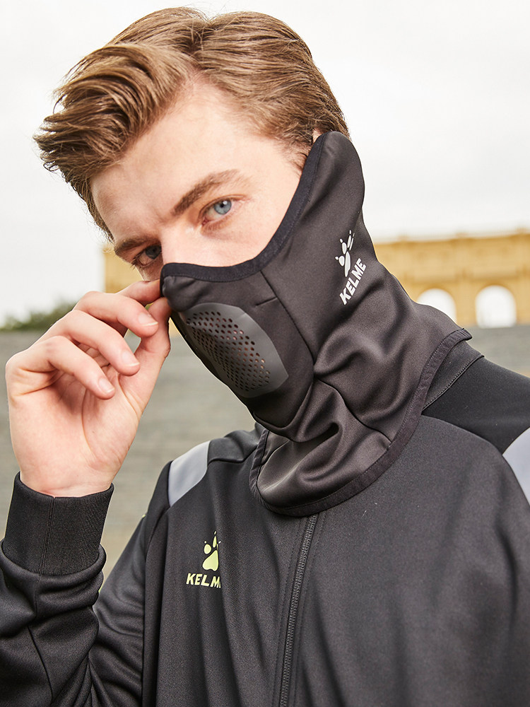 kelme卡尔美运动围脖保暖防风足球面罩户外跑步围巾