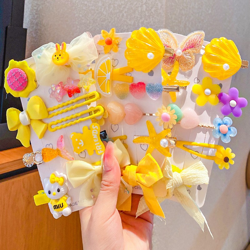 新款儿童发夹女童发卡宝宝洋气可爱水果夹子发饰