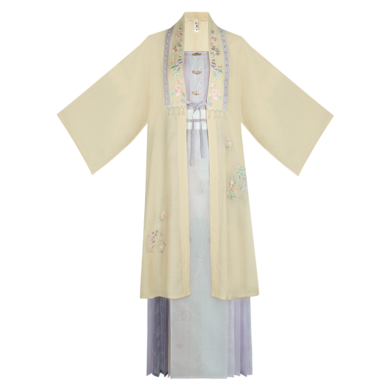 池夏立夏亭亭明制直领对襟褂子百迭原创改良汉服