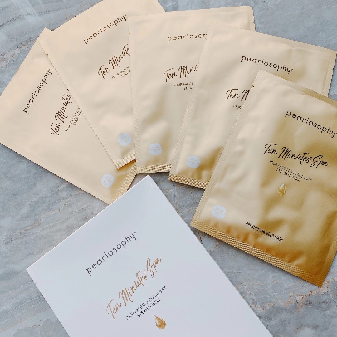 pearlosophy真珠美学金箔面膜珍珠美学发酵精华补水保湿贴片面膜
