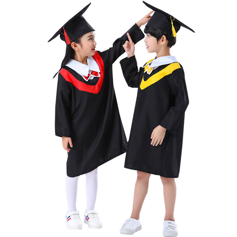 儿童博士服小学生幼儿园博士服学士服演出服博士帽毕业照服装礼服