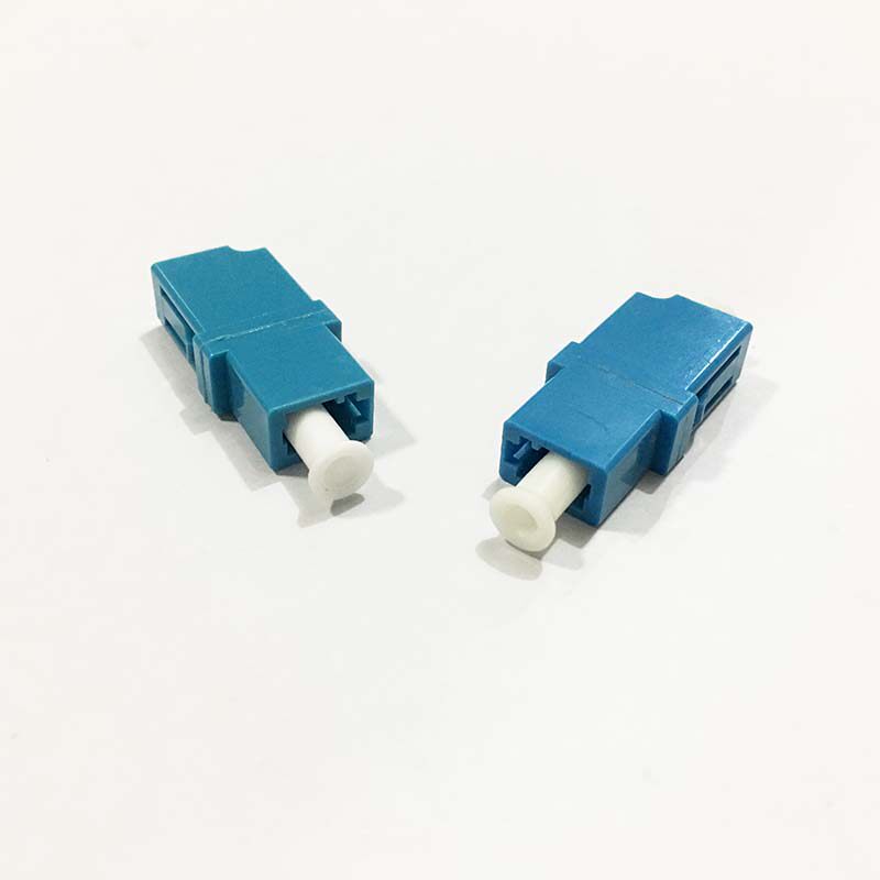 光纤华杰恒讯定制lc单工法兰耦合器lc-lc法兰盘连接器光纤耦合器