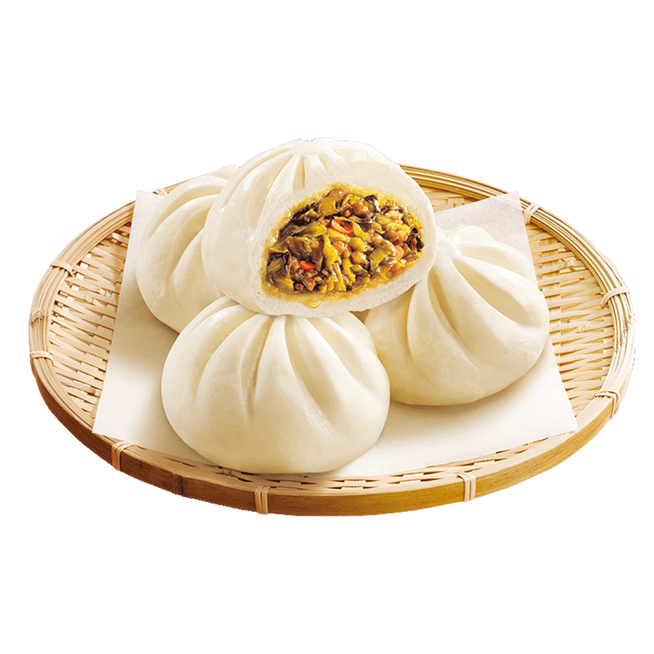 正大食品老坛酸菜酱肉肉包香菇青菜猪肉速食包点