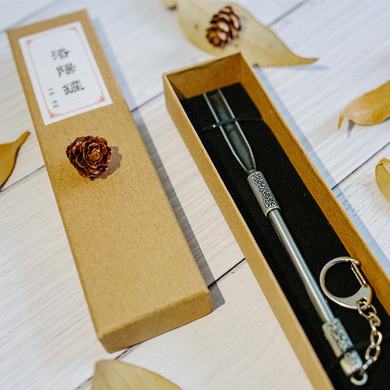 洛阳掘金纪念品特色旅游礼物牡丹牡丹花花会文创伴手钥匙扣