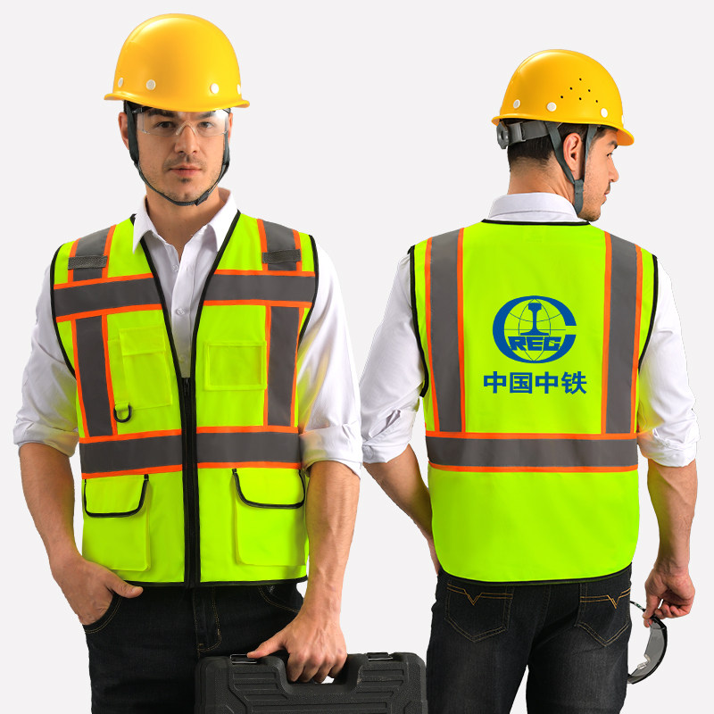 反光美团工地马甲黄马甲外卖驾驶员背心交通衣服反光安全服