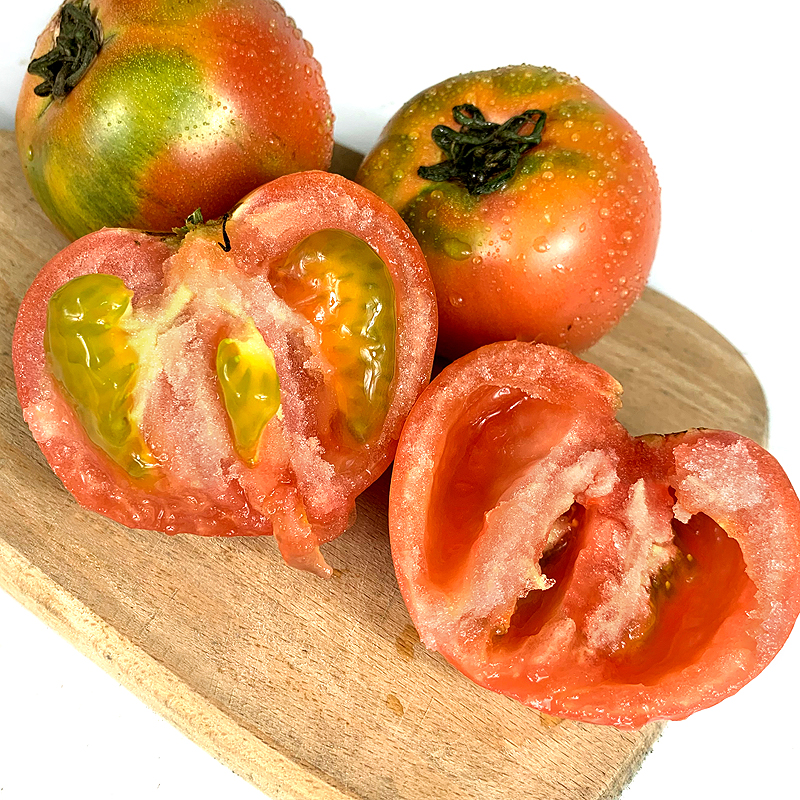 铁皮草莓柿子1斤新鲜沙瓤番茄应季水果绿腚番茄