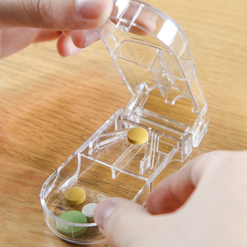 药片切药盒分割切割器药物神器家用割剪分收纳胶囊便携分装