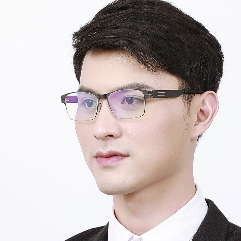 眼镜近视近视眼可配度数镜框男潮全框大脸舒适眼镜架