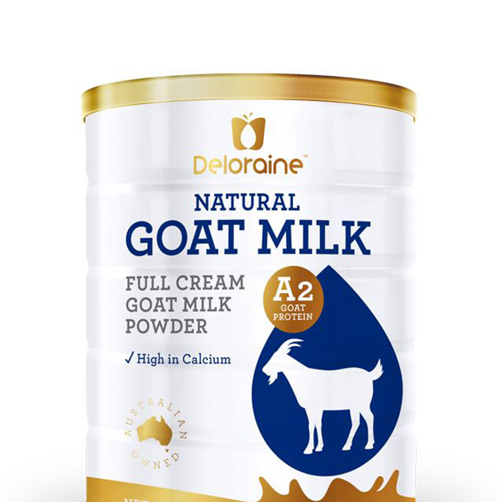 澳洲deloraine德洛兰进口中老年儿童学生全脂山羊羊奶粉成人袋装