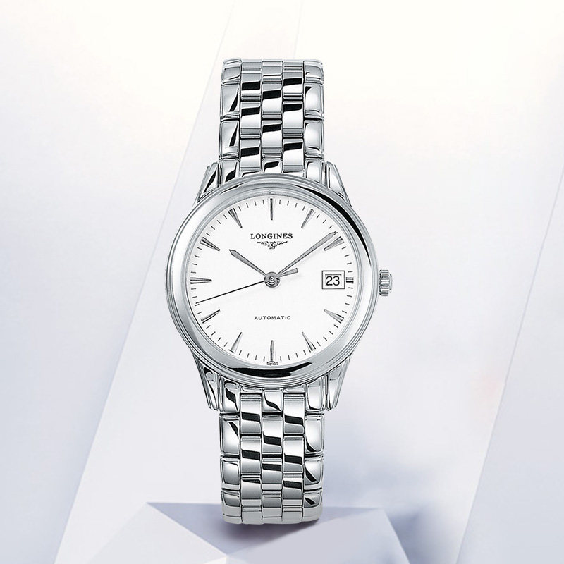 【自营】longines浪琴瑞士正品军旗系列自动机械男表机械表防水 - 券