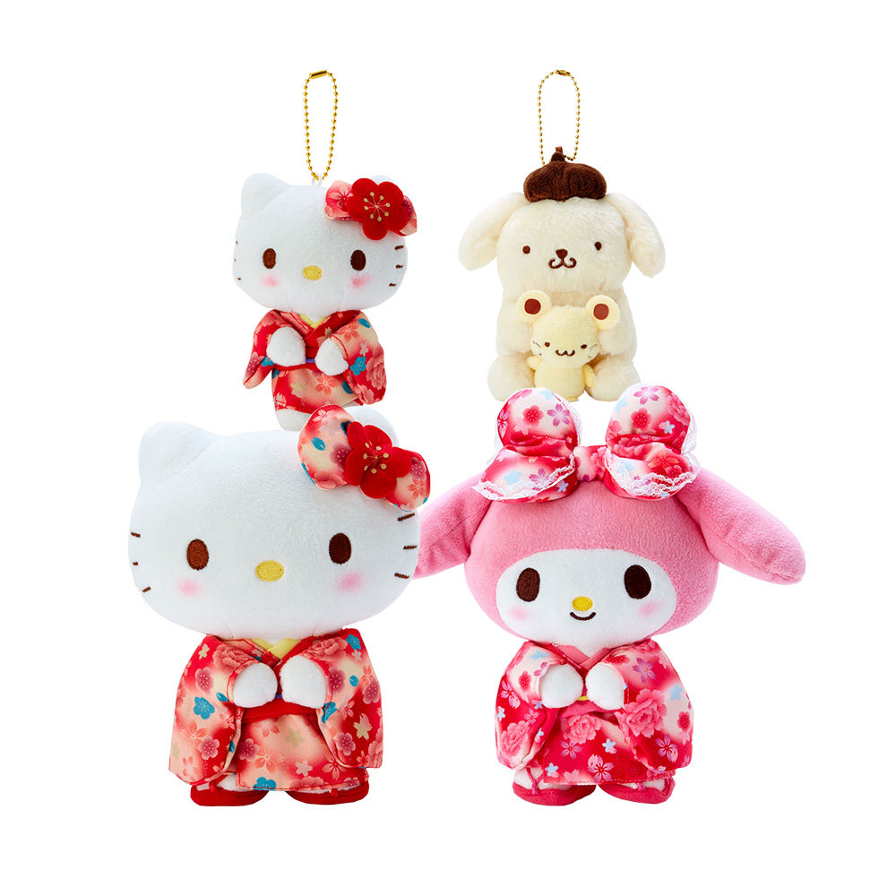 自营日本sanrio三丽鸥布丁狗hellokitty美乐布偶挂件潮玩盲盒