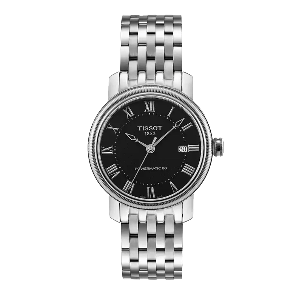 直营tissot天梭港湾系列经典男士机械腕表t0974071105300瑞士腕表