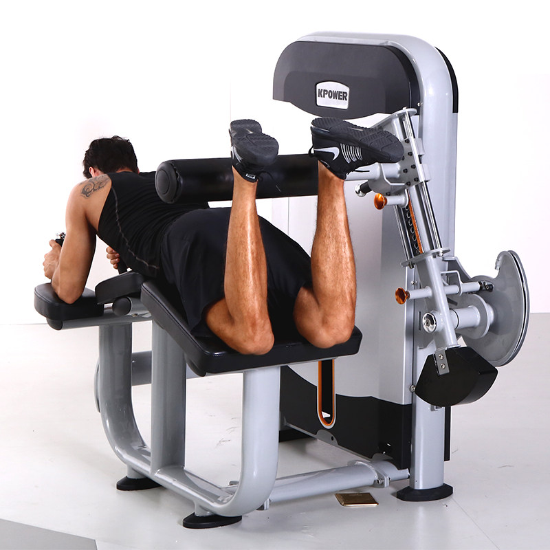 康乐佳k605大腿屈伸商用卧式勾腿训练器腿部弯屈力量训练器械局部型