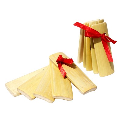 儿童竹板专业演奏莲花板竹10片响板初学入门乐器快板