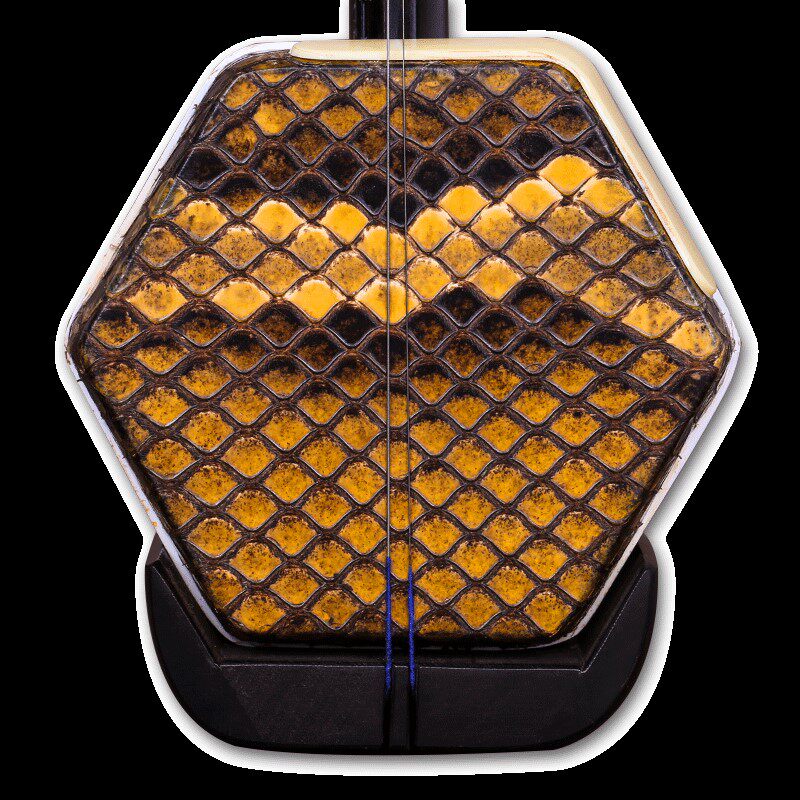 敦煌二胡乐器07a专业二级乌木木木演奏二胡