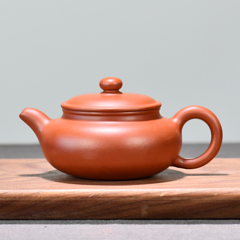 壶天福地红袍仿古茶壶手工紫砂壶大红赵丽娟原矿宜兴茶壶