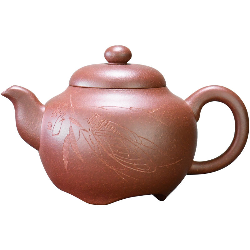 壶天福地余志平原矿底槽青紫紫砂壶全纯手工茶壶小品茶壶