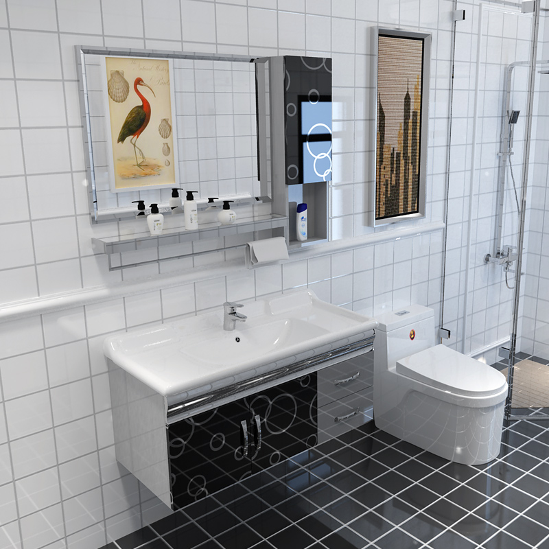 吊柜水龙洗脸柜台台盆洗漱浴室组合卫生间卫浴浴室柜组合