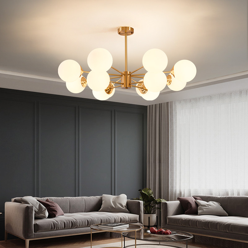 北欧风格灯具客厅现代简约个性卧室大气轻奢魔豆客厅吊灯