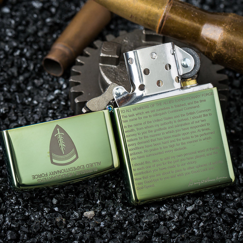 打火机zippo正版绿冰离职宣言防风刻字定制原装zippo